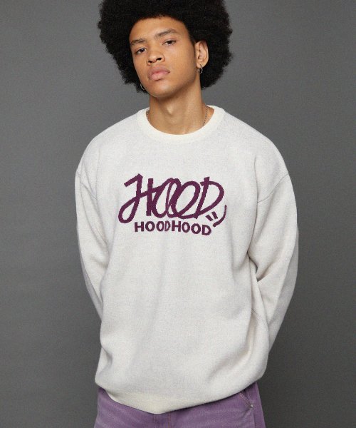 Logo Knit Ivory