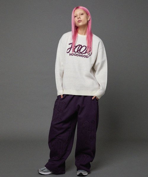 Logo Knit Ivory