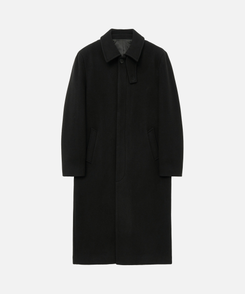 Premier Wool Balmacaan Chester Coat [BLACK] thumbnail 5