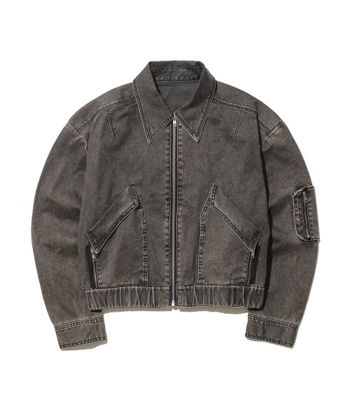M-ZIPPER JACKET / BLACK