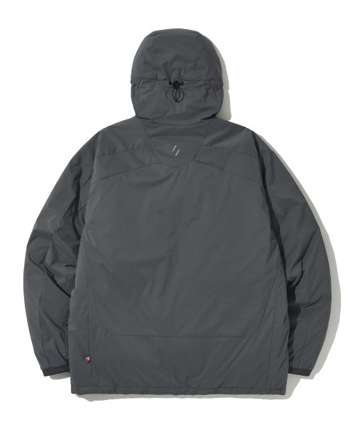 LIGHT PRIMALOFT HOOD JACKET CHARCOAL WOL041
