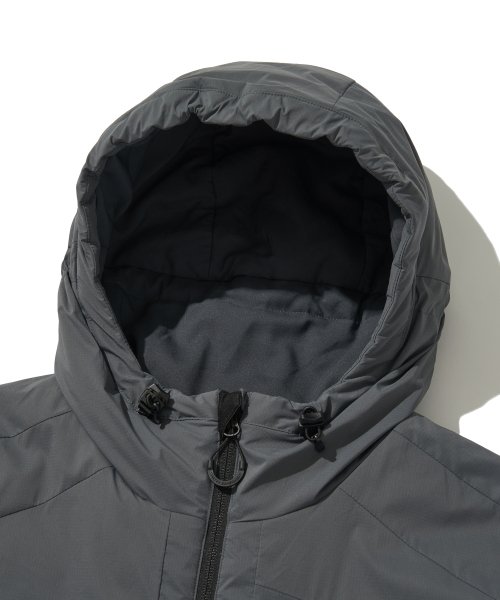 LIGHT PRIMALOFT HOOD JACKET CHARCOAL WOL041