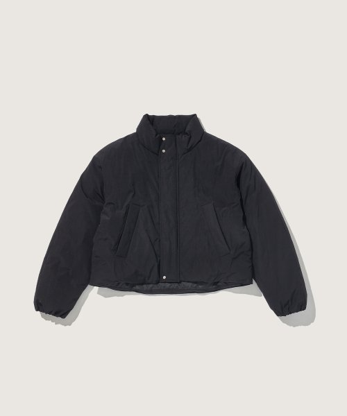 High-neck Padding Jacket Black