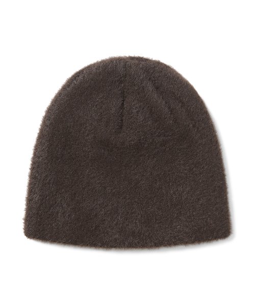 MUSINSA | thisisneverthat® Shaggy No Cuff Beanie Dark Brown