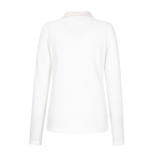 Collar Point Polo Shirts O/White