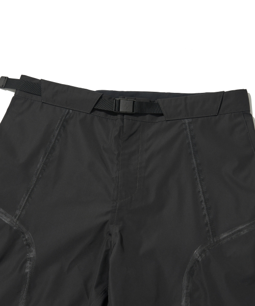 WSP003_3LAYER SEAMSEALING HALF PANTS_Black