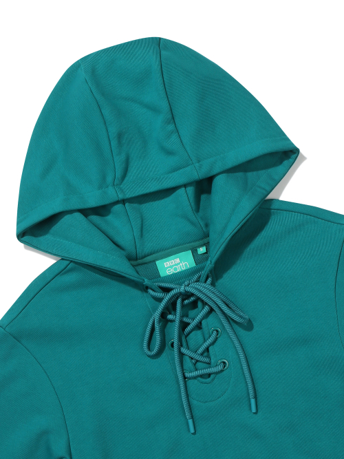 Худи W с завязками_Teal Green