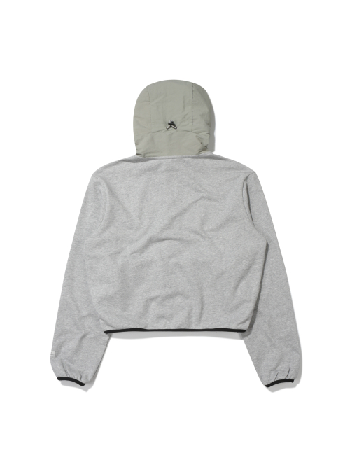 Худи с тканой нашивкой Melange Grey
