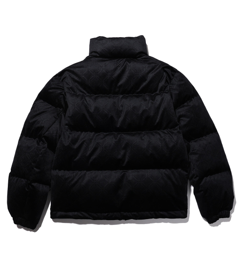 Пуховик UFC Monogram Relaxed Fit Velour Goose Down Black U1DJT4301BK