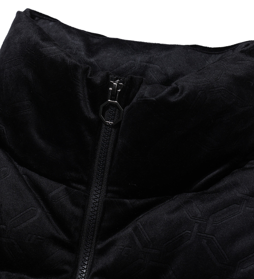 Пуховик UFC Monogram Relaxed Fit Velour Goose Down Black U1DJT4301BK