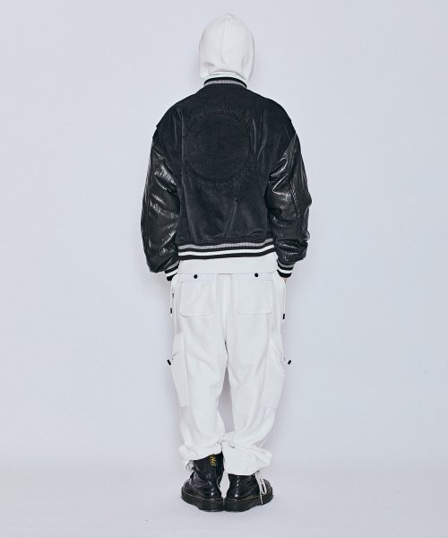 MUDSTONE VELVET BLOUSON J13- BLACK