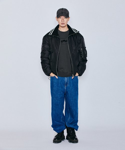 MUDSTONE PUFFER JACKET J12 BLACK