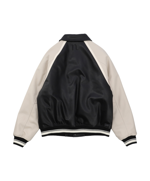 LEATHER VASITY JUMPER [2 COLOR]