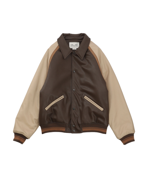 LEATHER VASITY JUMPER [2 COLOR]
