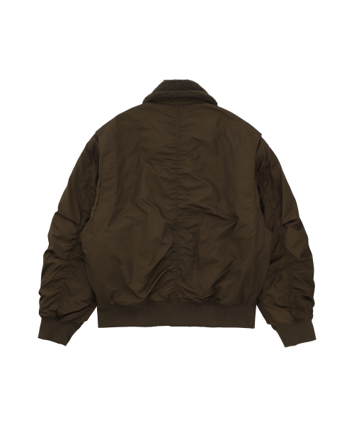 COLLAR PADDED JUMPER [2 COLOR]