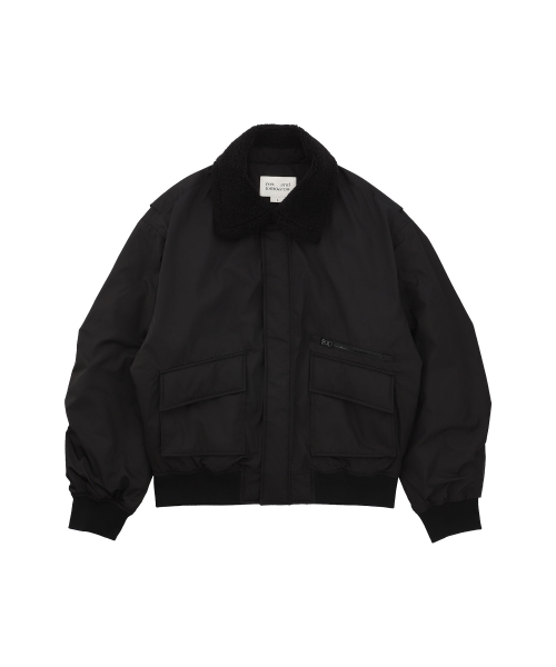 COLLAR PADDED JUMPER [2 COLOR]