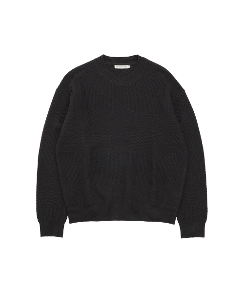 TEXTURE KNIT PULLOVER [3 COLOR]
