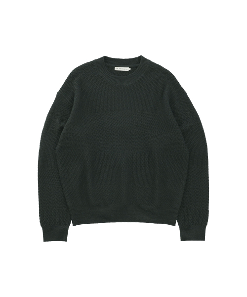 TEXTURE KNIT PULLOVER [3 COLOR]