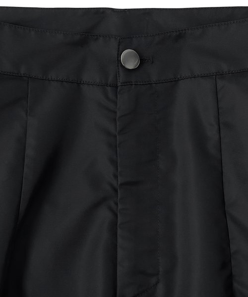 Широкие брюки с одной складкой (Black)