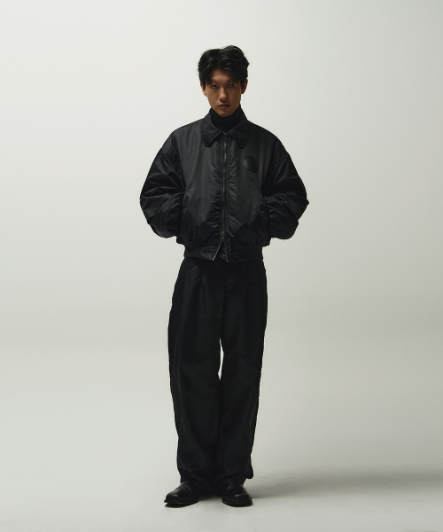 Укороченная куртка Flight с подкладкой (Black)