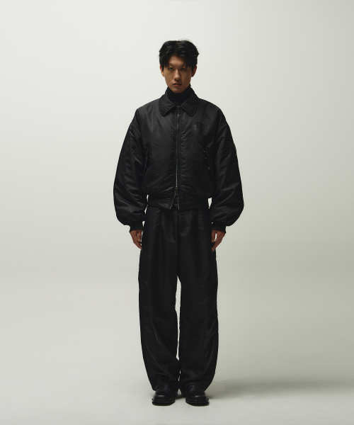Укороченная куртка Flight с подкладкой (Black)