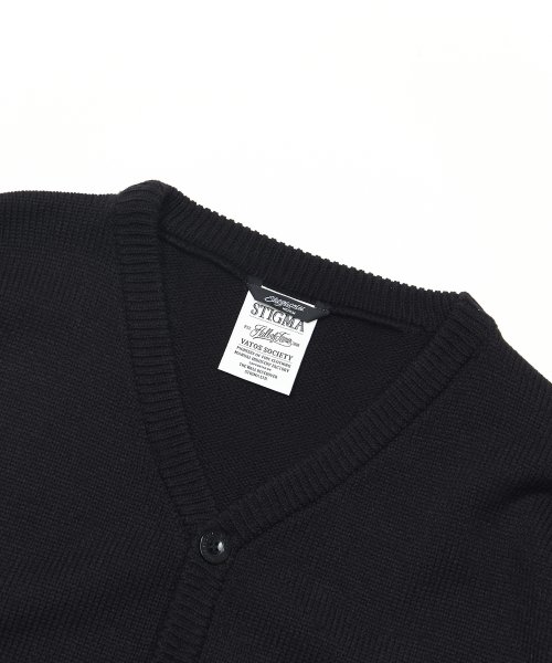 ZIPPER OVERSIZED CARDIGAN BLACK