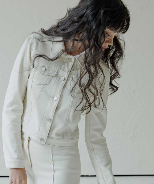 V-STITCH DETAIL SLIM FIT JACKET_T326OT805