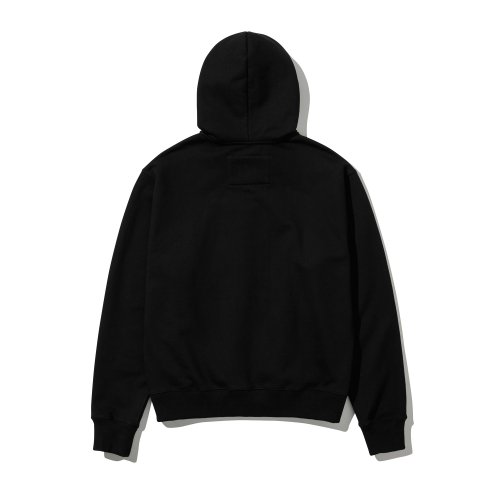 Плотное худи на молнии Black