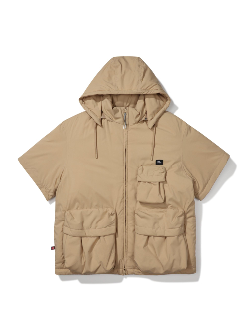 Трансформируемый пуховик Primaloft_Beige