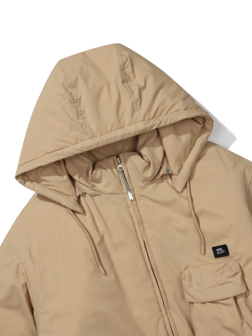 Трансформируемый пуховик Primaloft_Beige