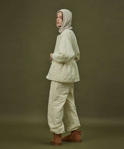 QUILTING PADDING JACKET_ivory (women)
