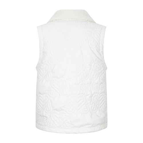 Heart Quilting Padding Vest_O/White
