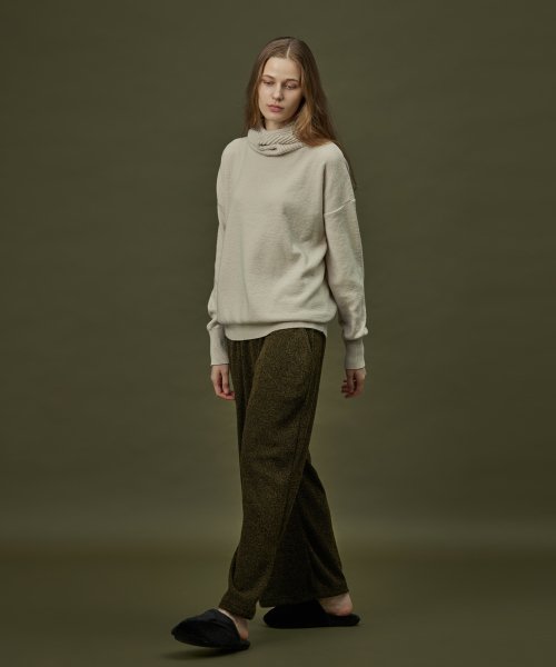 LOUNGE PANT_khaki black (women)