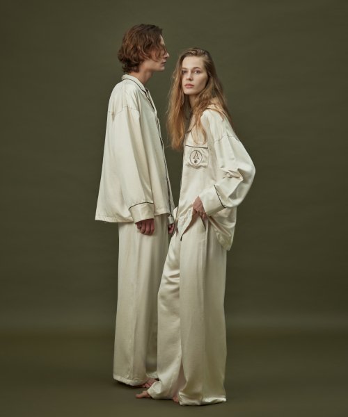 CLASSIC PAJAMA COUPLE SET_champagne