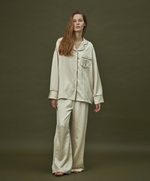 CLASSIC PAJAMA COUPLE SET_champagne