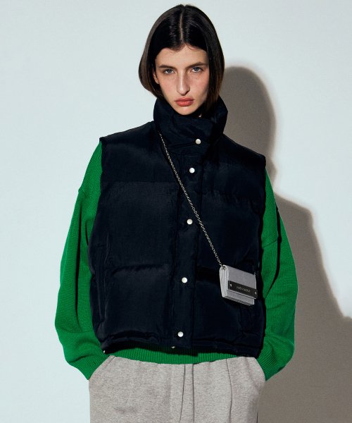 NN SHORT PADDING VEST_BLACK