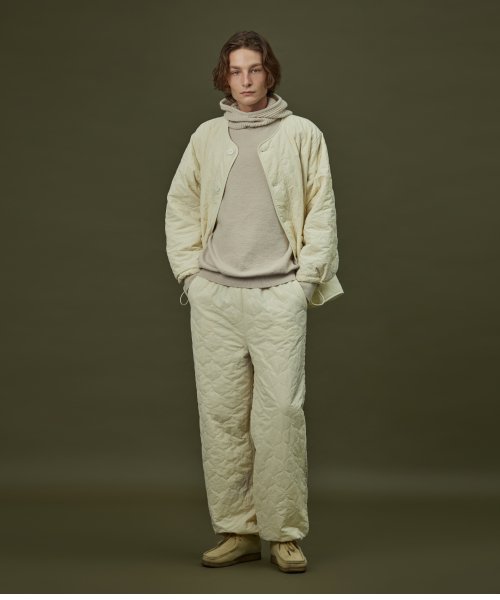 HOODIE KNIT_milktea (men)