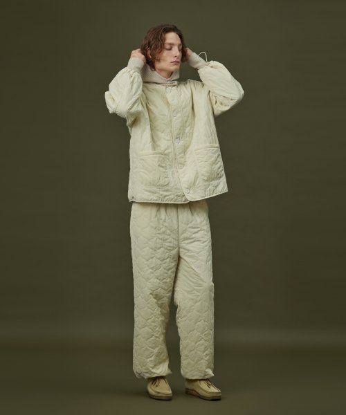 QUILTING PADDING JACKET_ivory (men)