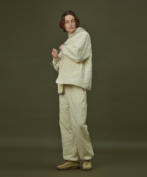 QUILTING PADDING JACKET_ivory (men)