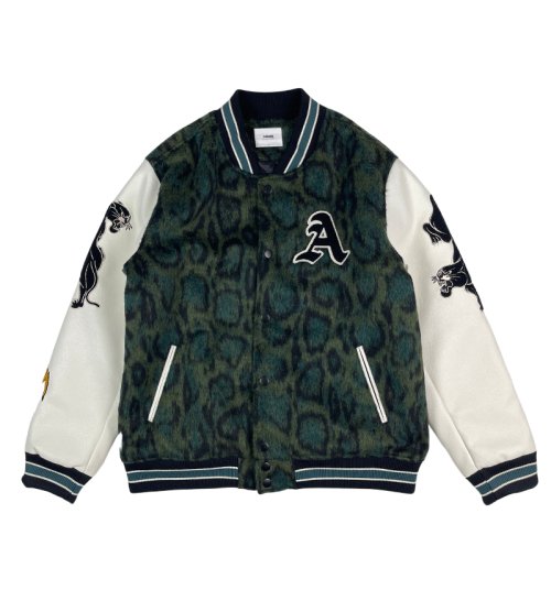 Винтажный бомбер из мохера с начесом (Dark Green)
