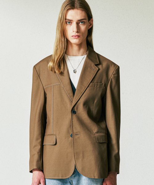 Блейзер Half Stitch Brown