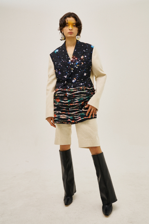 Garden Corduroy Contrast Blazer
