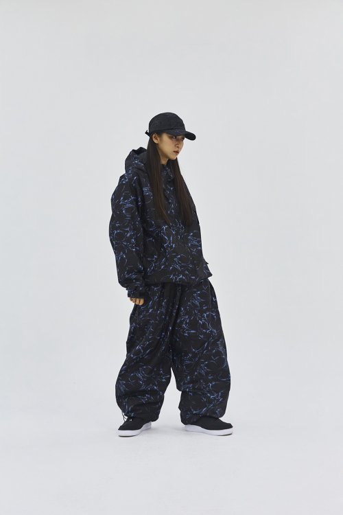 MUSINSA | ビエスラビット Drink Sexy Wave Length Super Wide Pants Black