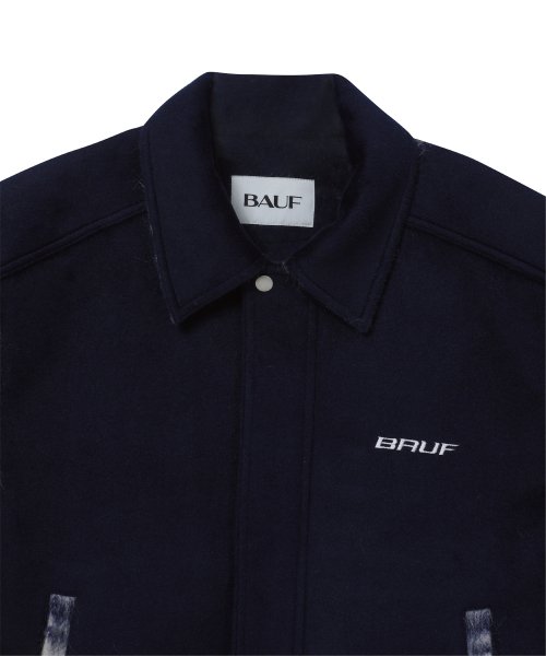 Стадионный шерстяной жакет Flame Navy