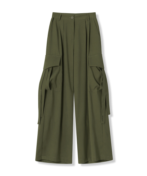 Adele Strap Cargo Pants - 4COL