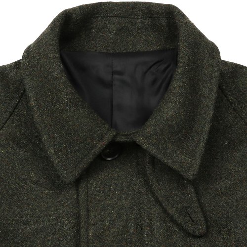 Bonheur Wool Balmacaan Coat (Khaki)
