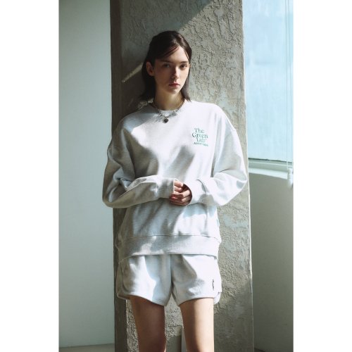Базовый свитшот с вышивкой [White Melange]