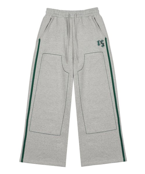 AM STITCH LINE PANTS(GRAY)