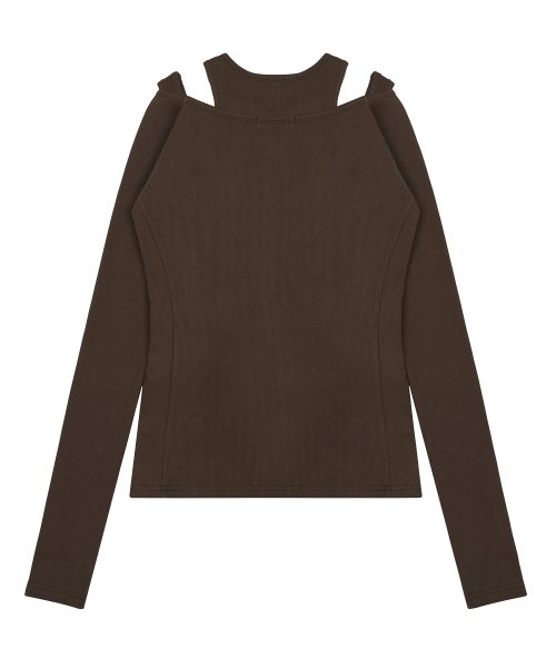 AM LAYERED TEE(BROWN)