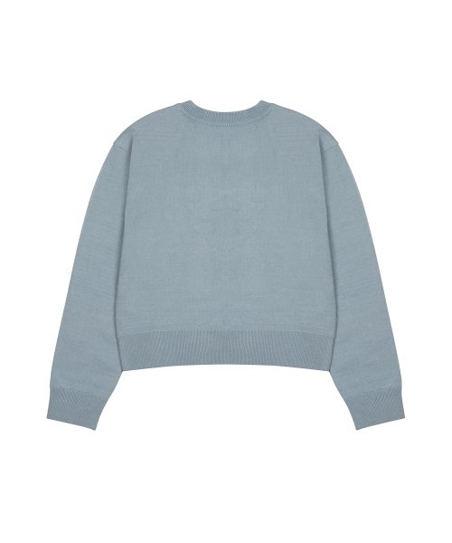 AM CUTE RABBIT KNIT (SKY BLUE)